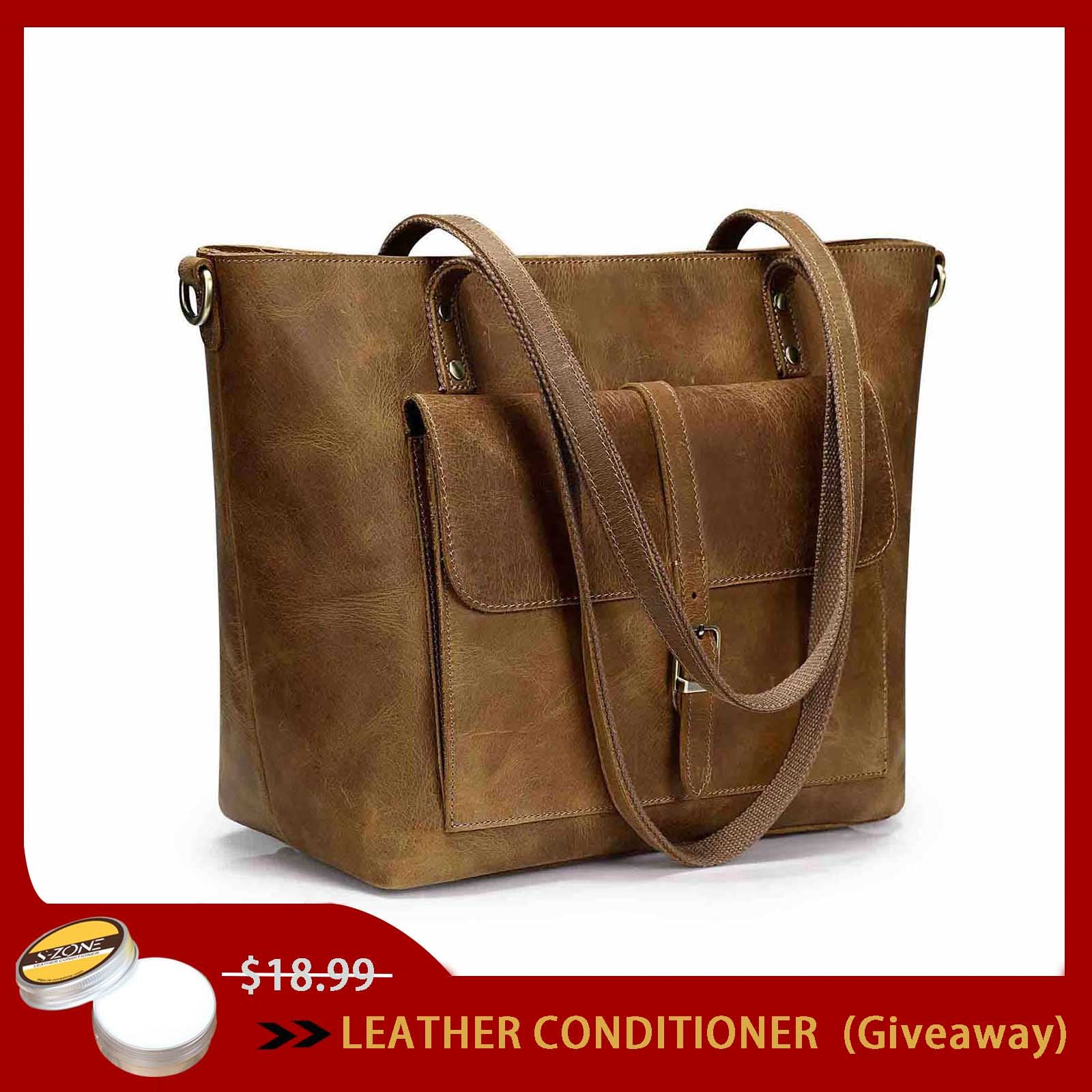 Women Vintage Satchel Tote Bag
