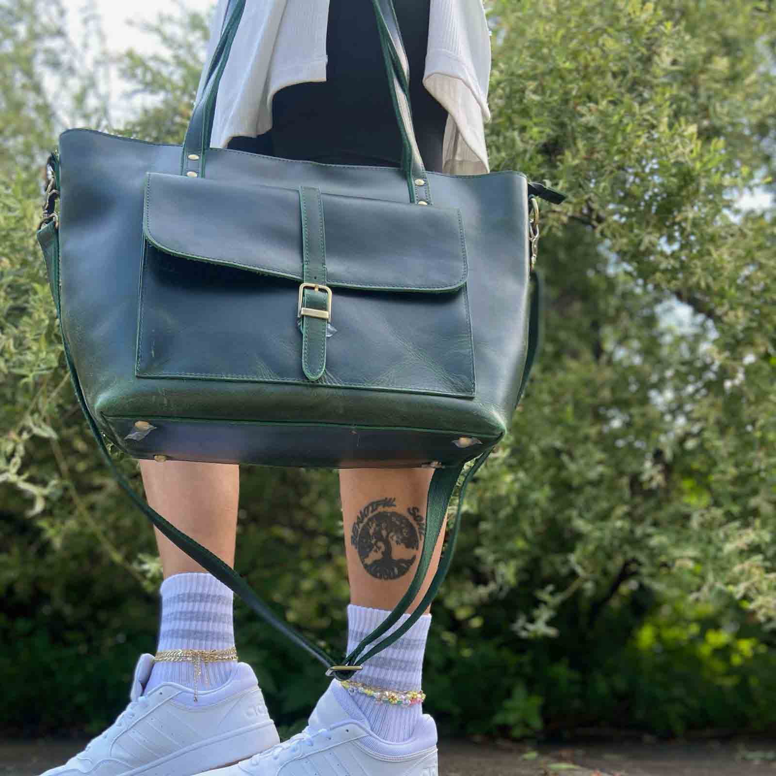 Women Vintage Satchel Tote Bag
