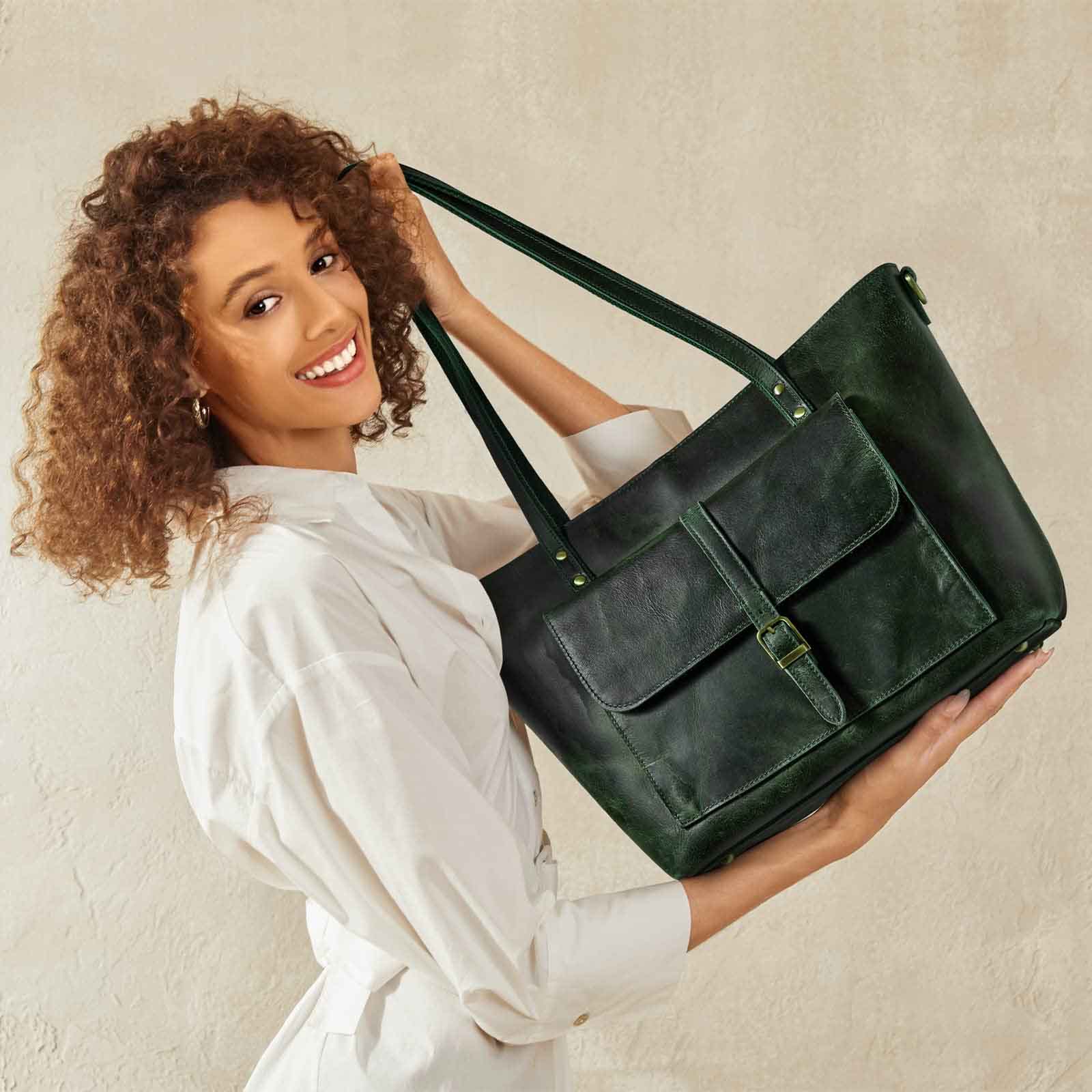 Women Vintage Satchel Tote Bag