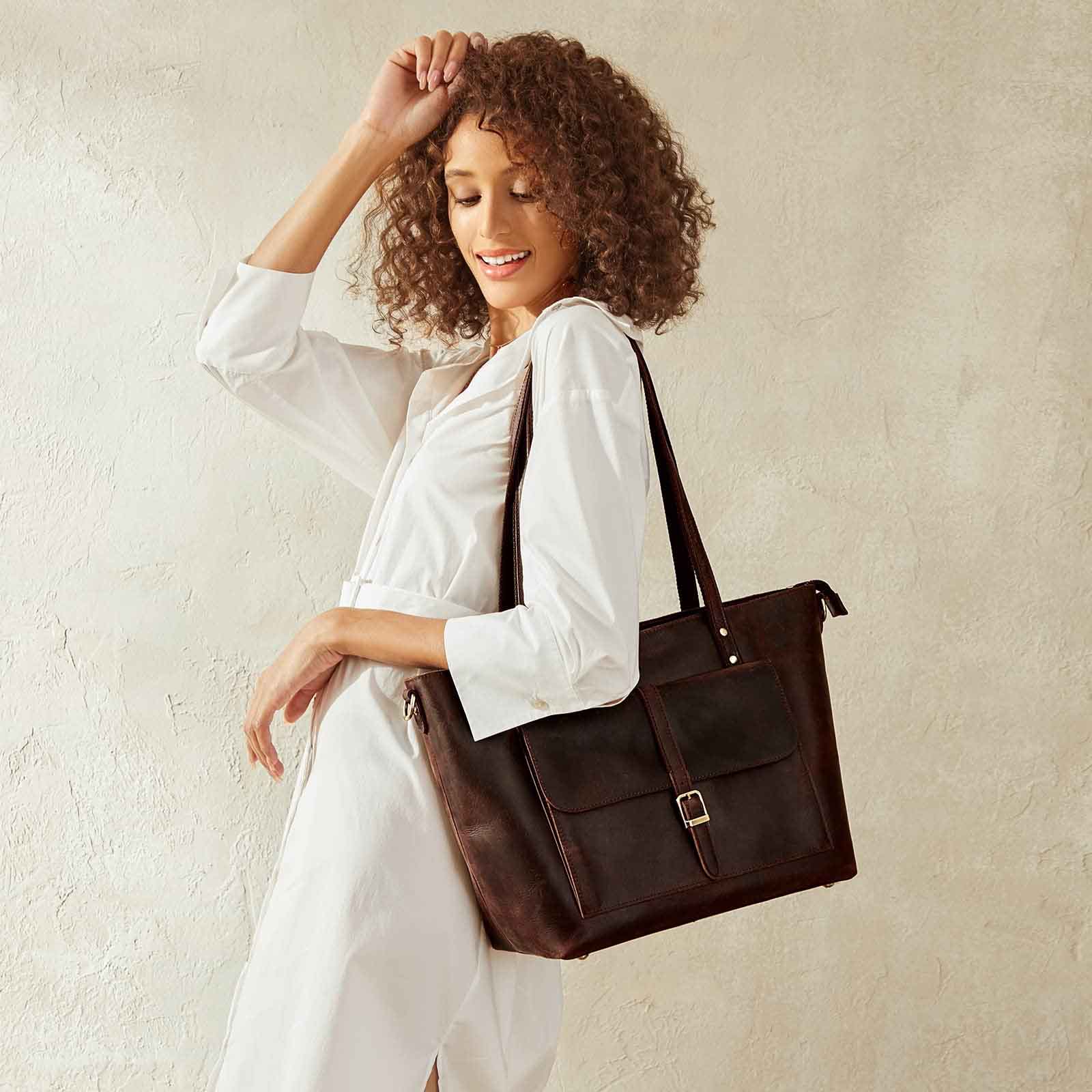 Women Vintage Satchel Tote Bag