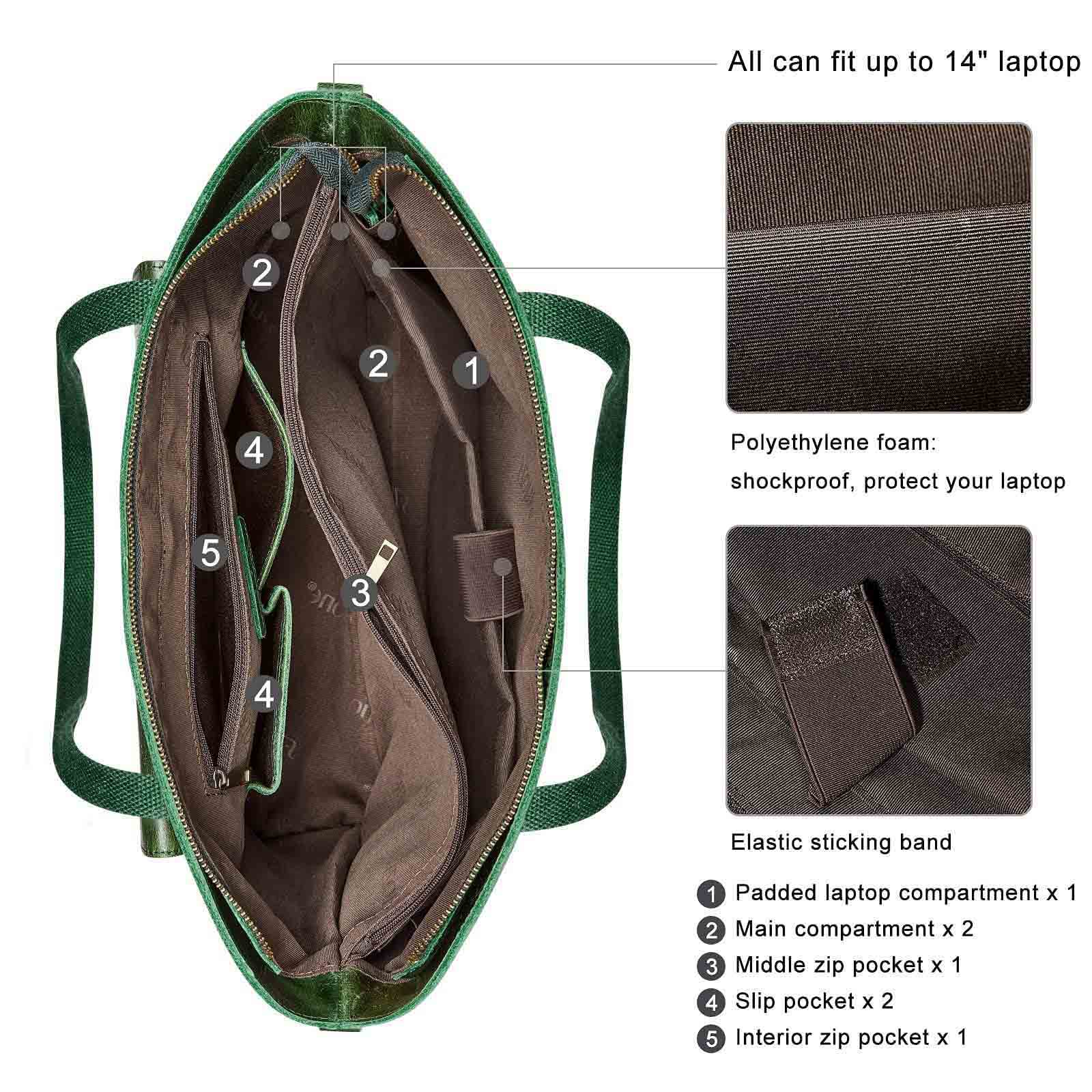 Women Vintage Satchel Tote Bag