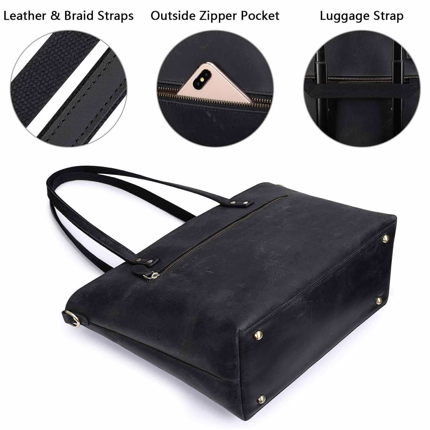 Women Vintage Satchel Tote Bag