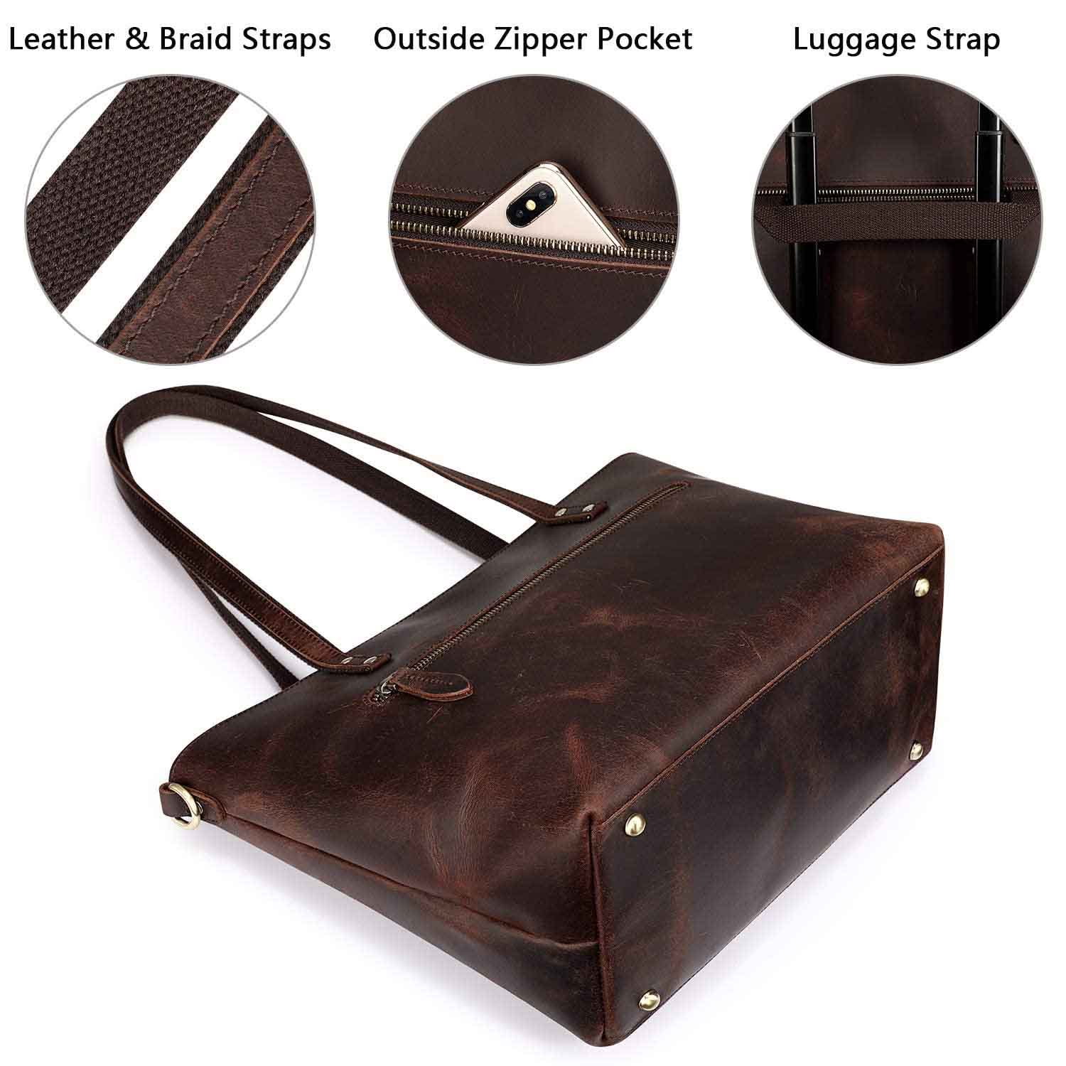 Women Vintage Satchel Tote Bag