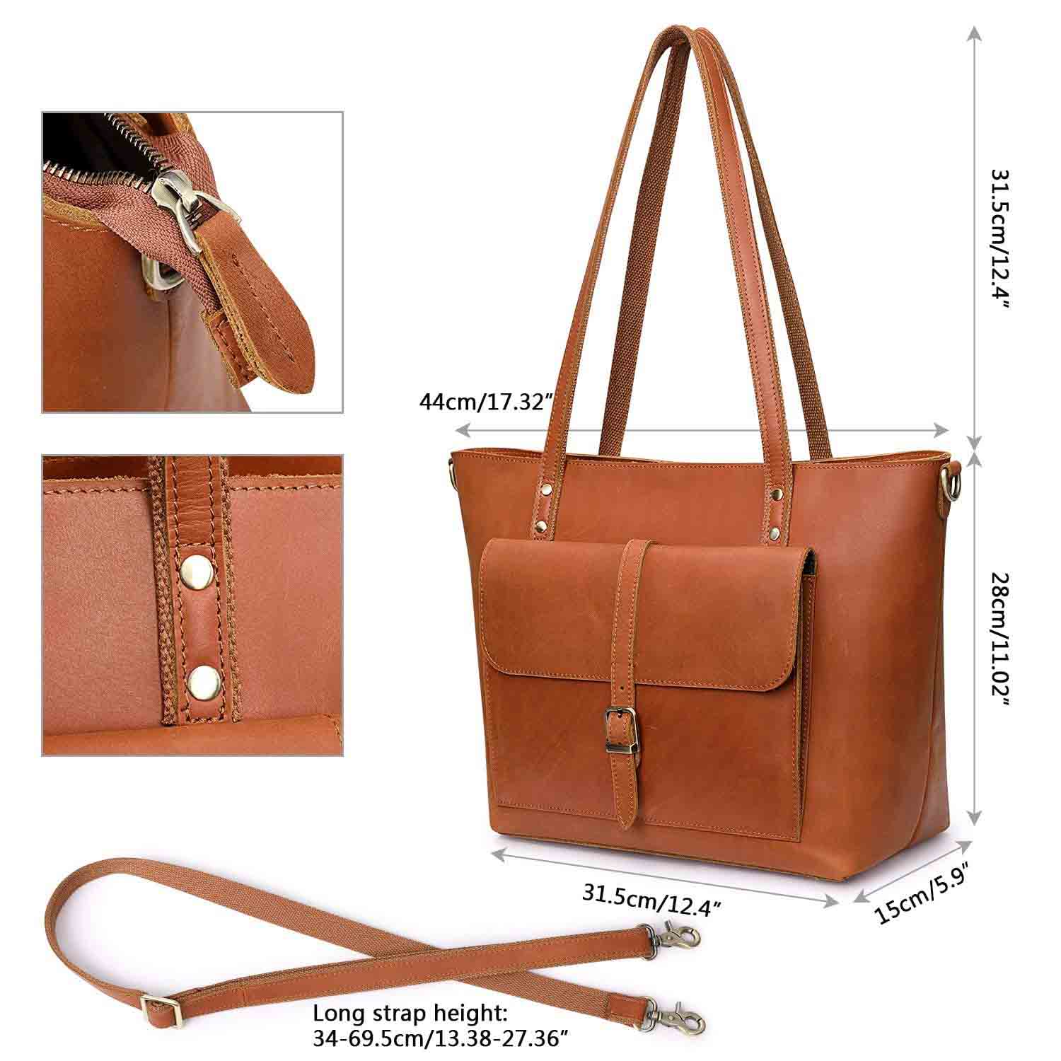 Women Vintage Satchel Tote Bag