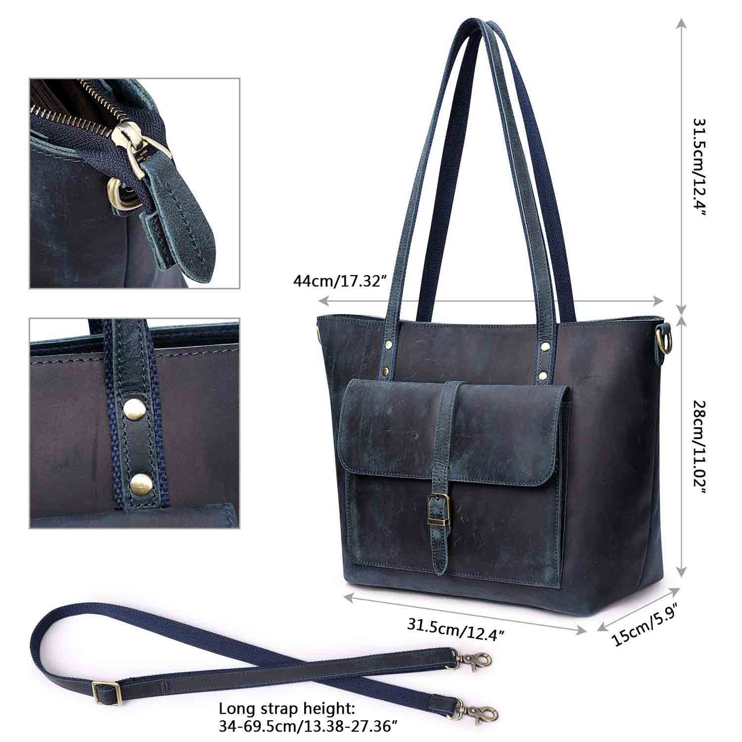Women Vintage Satchel Tote Bag