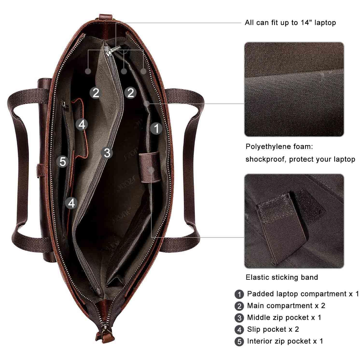 Women Vintage Satchel Tote Bag