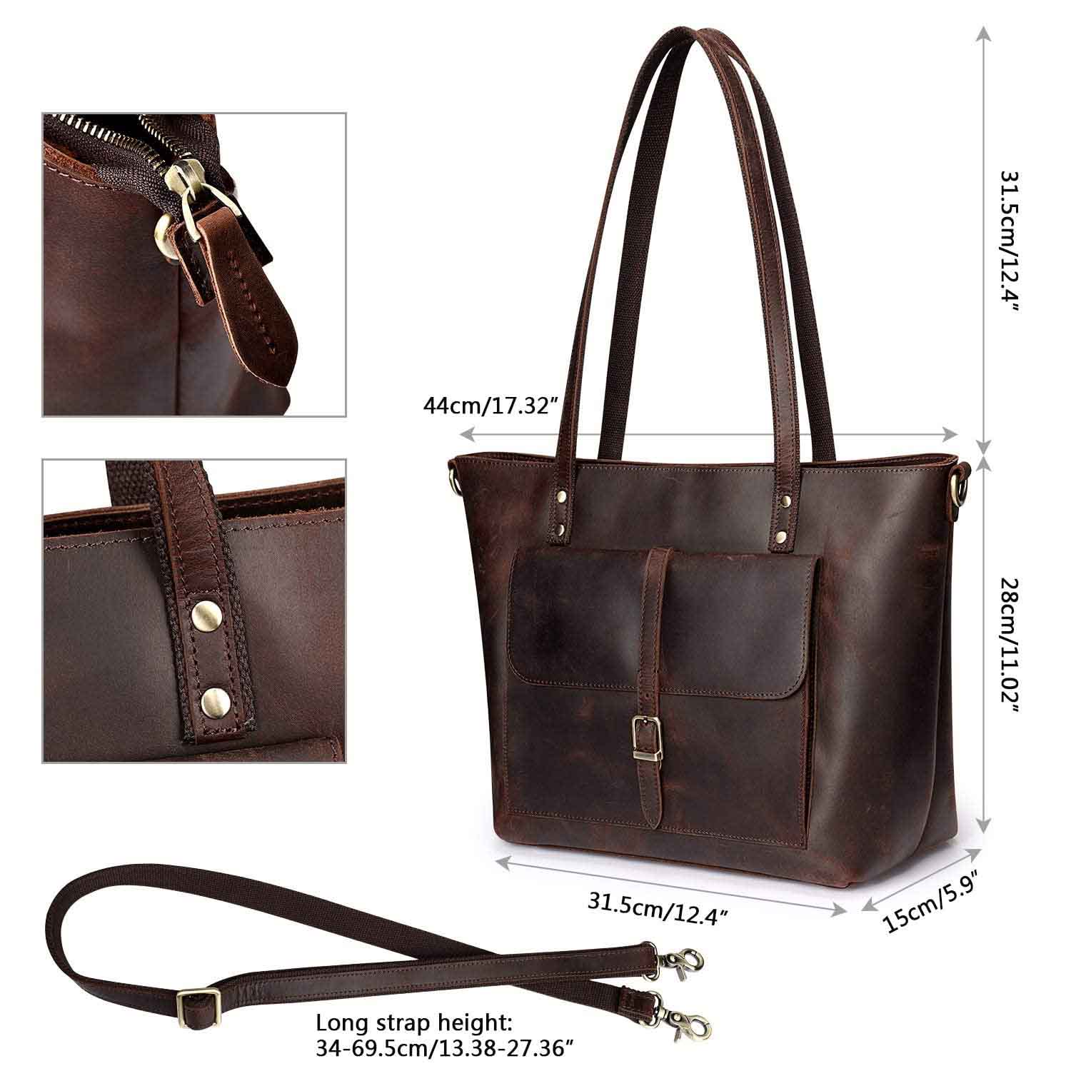 Women Vintage Satchel Tote Bag