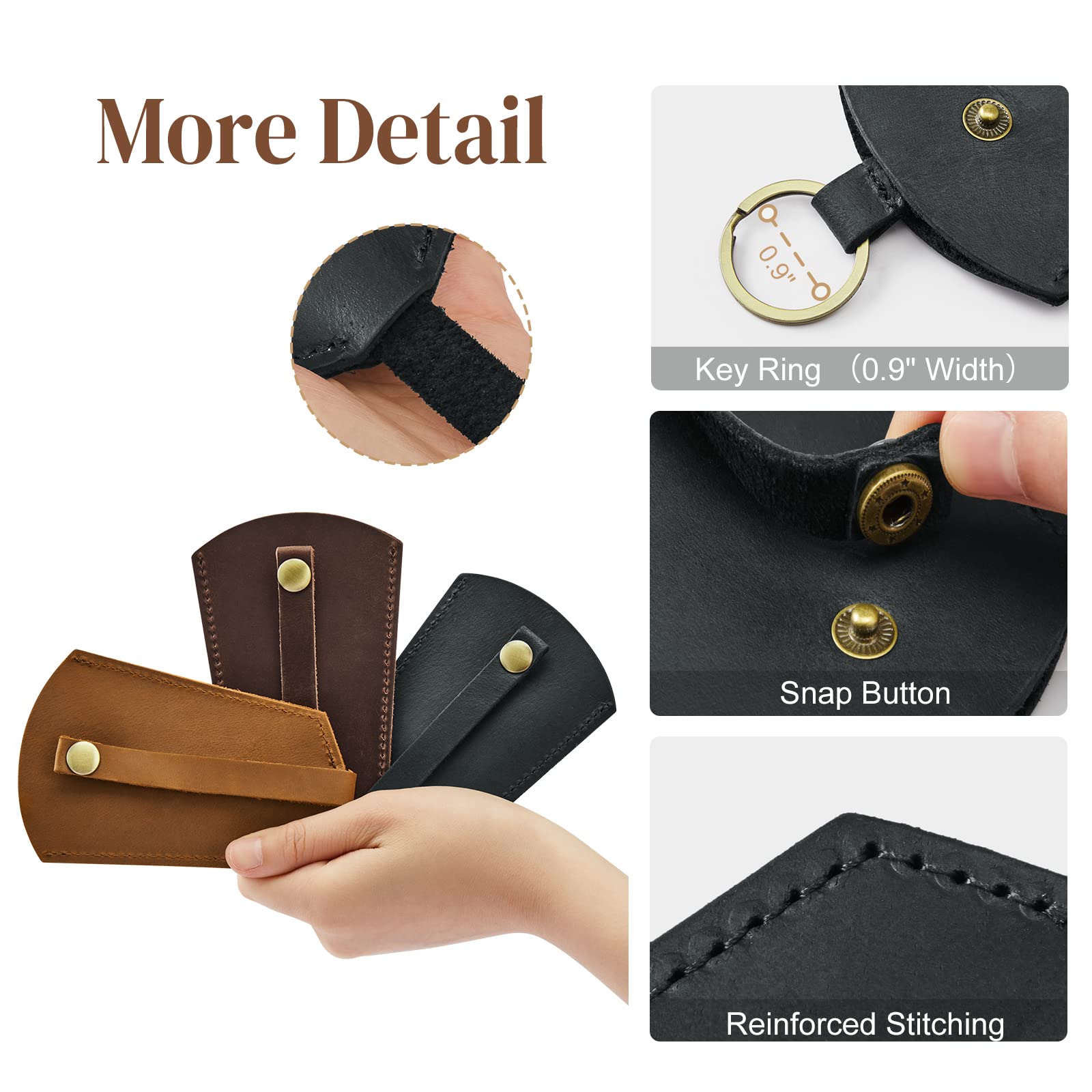 Genuine Leather Key Holder Car Key Case