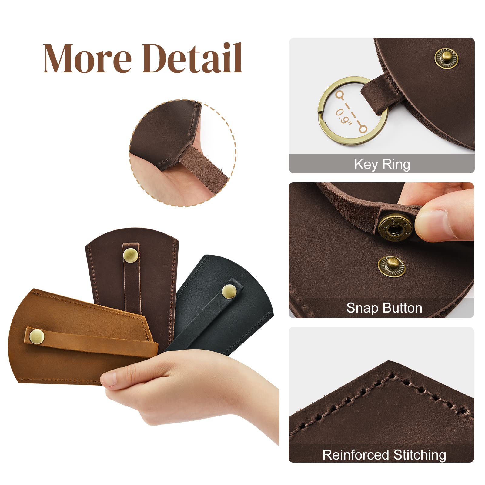 Genuine Leather Key Holder Car Key Case