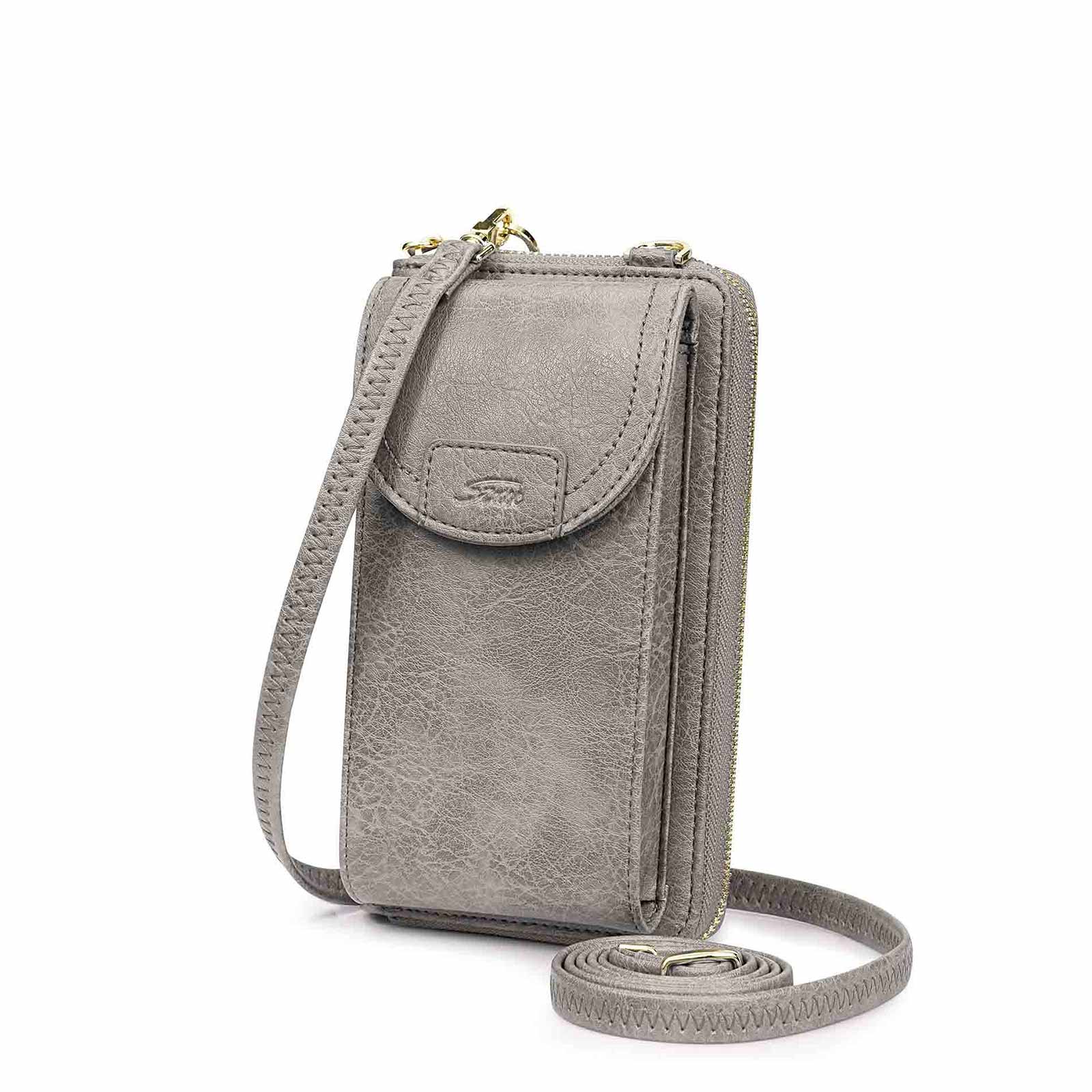 RFID Crossbody Wristlet Cell Phone Purse