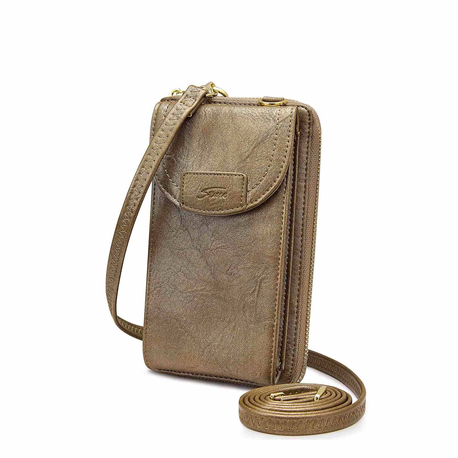 RFID Crossbody Wristlet Cell Phone Purse