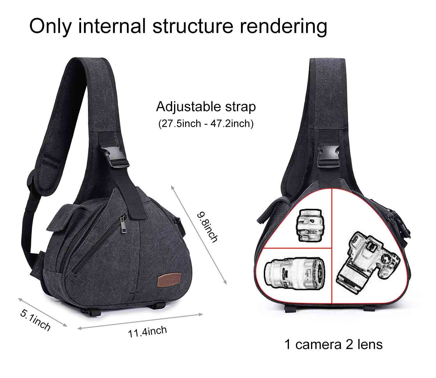 Canvas Camera Sling Bag